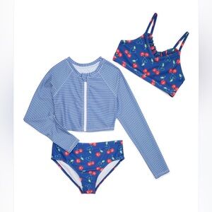 Wonder Nation Blue Cherry Rashguard Set
